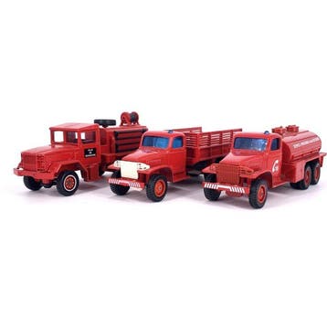 Solido 1:50 - Modelauto (3) - Vintage Firefighting Vehicles, Nieuw
