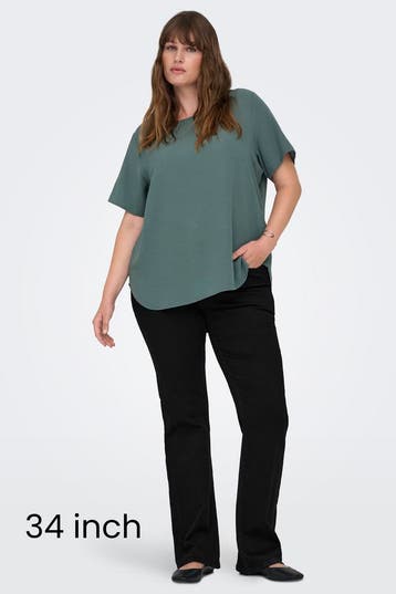 ONLY zwarte jeans CARWILLY Maat:, Kleding | Dames, Spijkerbroeken en Jeans, Verzenden, Nieuw, Overige kleuren