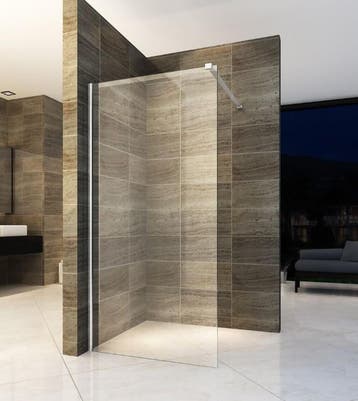 Douchewand Inloopdouche 80 x 200 cm – 8 mm Dik Nano Gecoat, Ophalen of Verzenden, Nieuw, Glas, Bad