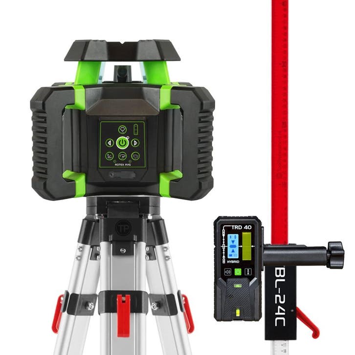 Roterende Laser Groen | Horizontaal/Verticaal/Afschot | TIP!, Doe-het-zelf en Verbouw, Meetapparatuur, Nieuw, Ophalen of Verzenden