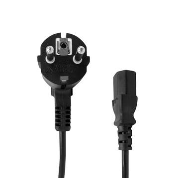 250x Stroomkabel 3G0.75mm² IEC C13 female naar Schuko male -, Verzenden, Nieuw