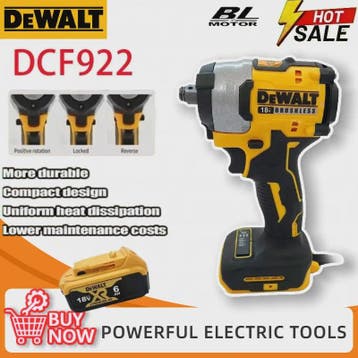 Dewalt DCF922 Accu Slagmoersleutel - Krachtige Borstelloze M, Verzenden, Nieuw