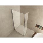 Wiesbaden Comfort Zijwand met Hoekprofiel - 400x2000x10mm, Doe-het-zelf en Verbouw, Ophalen of Verzenden, Nieuw, Glas