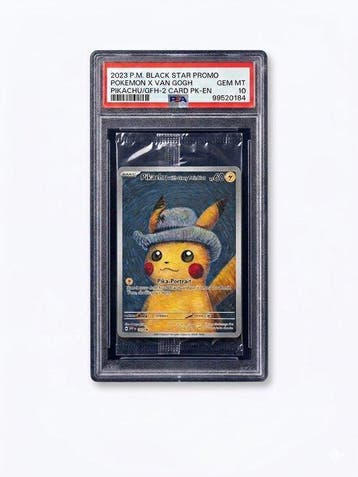 Pokémon Graded card - Pikachu, Pikachu with Grey Felt Hat, Nieuw