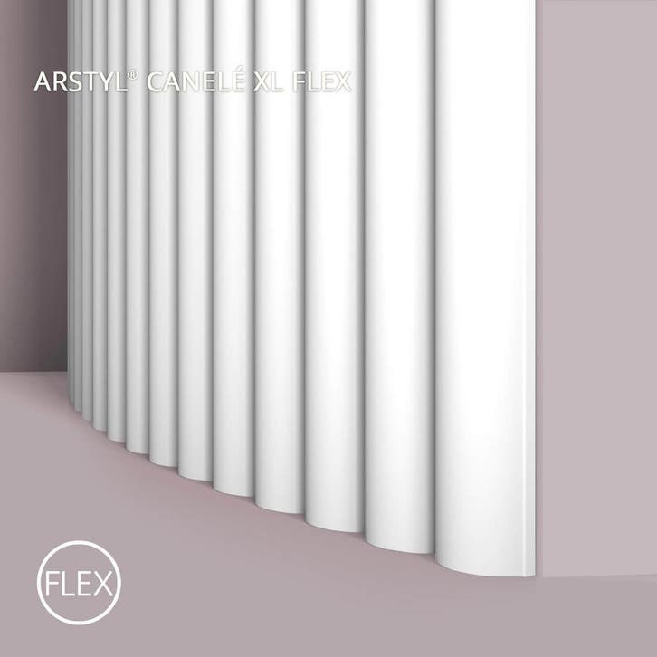 NMC CANELÉ XL FLEX ARSTYL Noel Marquet 3d muurpaneel, Doe-het-zelf en Verbouw, Plinten en Afwerking, Nieuw, Verzenden