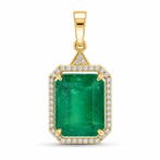 Zonder minimumprijs - Hanger - 14 karaat Geel goud - 5.44ct.