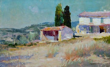 Ange Jacques Supparo (1870-1948) - Mas en Provence