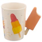Keramiek mok IJs Lollie (Eten & Drinken, Mokken), Ophalen of Verzenden, Nieuw, Keramiek