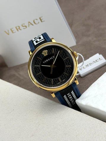 Versace - V-Circle Black/Gold - Zonder minimumprijs -, Nieuw