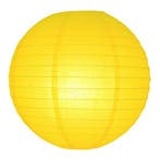 Gele lampion rond 25 cm - Lampionnen, Ophalen of Verzenden, Nieuw
