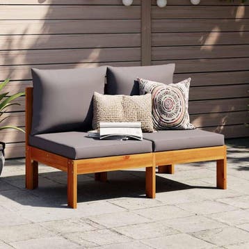 Tuinbank - Donkergrijs | Tweedekansje | OP=OP, Ophalen of Verzenden, Zo goed als nieuw, Hout