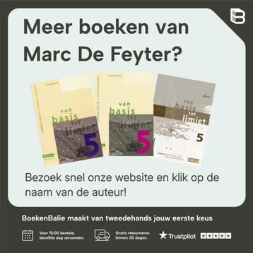 VBTL 5/6 - KathOndVla - leerboek statistiek LP B, Verzenden, Zo goed als nieuw, Marc De Feyter
