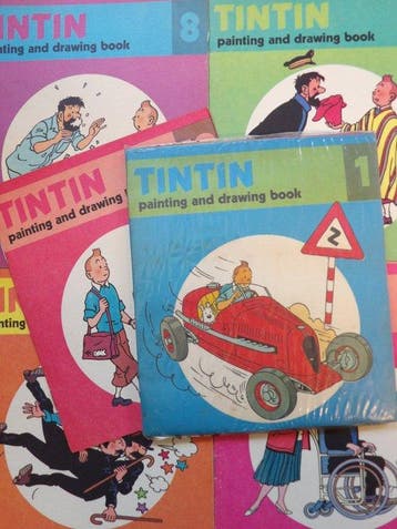 Kuifje Tintin - Painting and drawing books [GBR] - 1 t/m 6 -, Nieuw