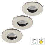 3 spotjes RVS | Inbouwspots LED buiten IP65 | 3.5 watt 2700K, Verzenden, Minder dan 50 watt, Wandlamp, Nieuw