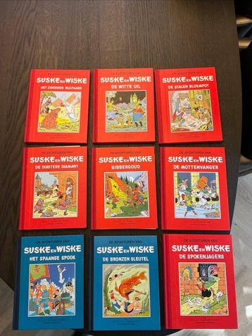 Suske en Wiske in de range 1 t/m 37 - Klassiek rode / bleuwe, Nieuw