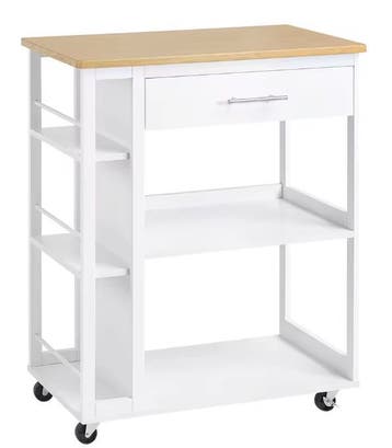 Keukentrolley met Werkblad, Lade en Planken – 73×88×38 cm, Verzenden, Nieuw