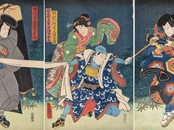 KUNISADA • The Kagekiyo Legend • Drieluik • Japanse