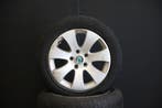 Velgen Skoda Superb Goodyear Winterbanden, Ophalen, Gebruikt, 16 inch, Banden en Velgen