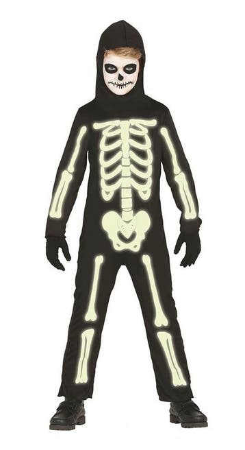 Glow in the dark skeletten pak kind, Ophalen of Verzenden, Nieuw