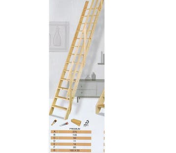 Trappen voor maar 155.00 euro vuren steektrap 2.75M hoog, Ophalen of Verzenden, Nieuw, Trap, 4 meter of meer