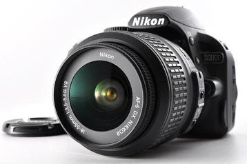 Nikon D3100  AF-S DX Nikkor 3.5-5.6/18-55mm G VR [#1580], Nieuw