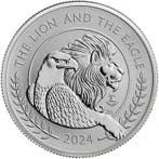 1 Troy Ounce - Zilver .999 - British Lion and American Eagle