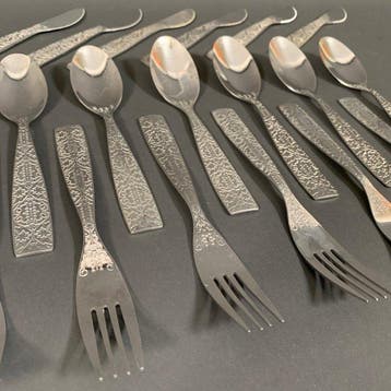 RARE KLM World Business Class - Marcel Wanders - Bestekset
