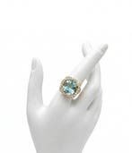 Zonder minimumprijs - Ring Zilver, Verguld, 18 karaat., Nieuw