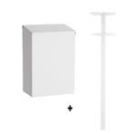 STOER! Bern brievenbus met paal 1003 staal - wit, Verzenden, Nieuw