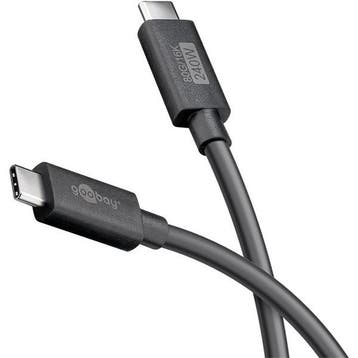 Xiaomi oplaadkabel | USB C  USB C | Goobay | 1.2 meter, Verzenden, Nieuw