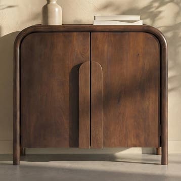 *WOONWINKEL* Kastje Hout Met Ronde Hoeken, Verzenden, Nieuw