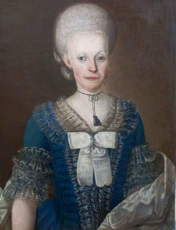 Henrich Becker (1747-1819) - Portrait Preussin Helena, Antiek en Kunst, Kunst | Schilderijen | Klassiek
