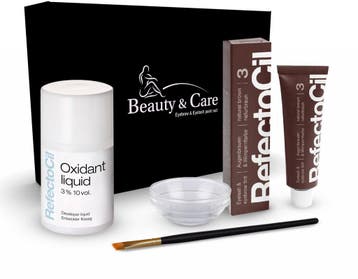 Wenkbrauw / wimperverfset Bruin - Refectocil - 1 Set. new, Ophalen of Verzenden, Nieuw