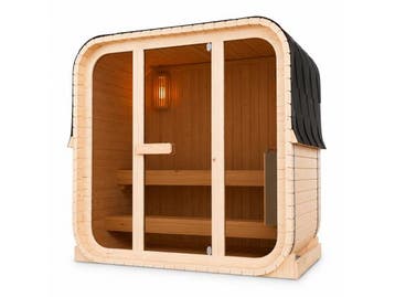 Veiling - Cube buitensauna Fjora M voor 3 personen - 3,6 kW, Nieuw