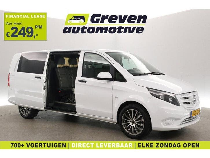 Mercedes-Benz Vito 114 CDI Extra Lang | DC | 6 Zits |, Auto's, Bestelauto's, Handgeschakeld, Diesel, Wit, Euro 6, Mercedes-Benz