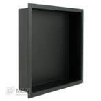RVS inbouw nis mat zwart 30 x 30 x 7 cm, Verzenden, Nieuw