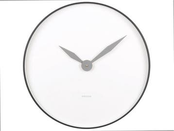 Karlsson Albatross - Wandklok - Ø50cm - Zwart, Huis en Inrichting, Overige Huis en Inrichting, Verzenden, Nieuw