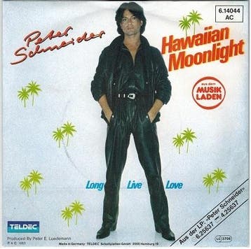 Single vinyl / 7 inch - Peter Schneider  - Hawaiian Moonl..., Cd's en Dvd's, Verzenden, Zo goed als nieuw, 7 inch, Pop