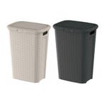 Weave Wasmand – 53 Liter – Set van 2 – Donkergrijs &, Ophalen of Verzenden, Nieuw