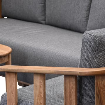 Milano stoel bank loungeset 4 delig teakhout, Tuin en Terras, Ophalen of Verzenden, Nieuw, Teakhout