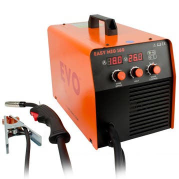EVO EASYMIG 160 MIG-MAG lasapparaat (MW01) (Lasapparaten), Verzenden, Nieuw, Co2