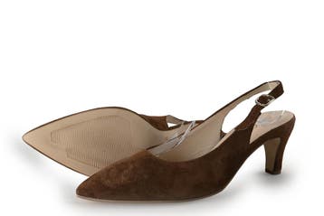 Gabor Slingbacks in maat 40 Bruin, Bruin, Verzenden, Gabor, Zo goed als nieuw