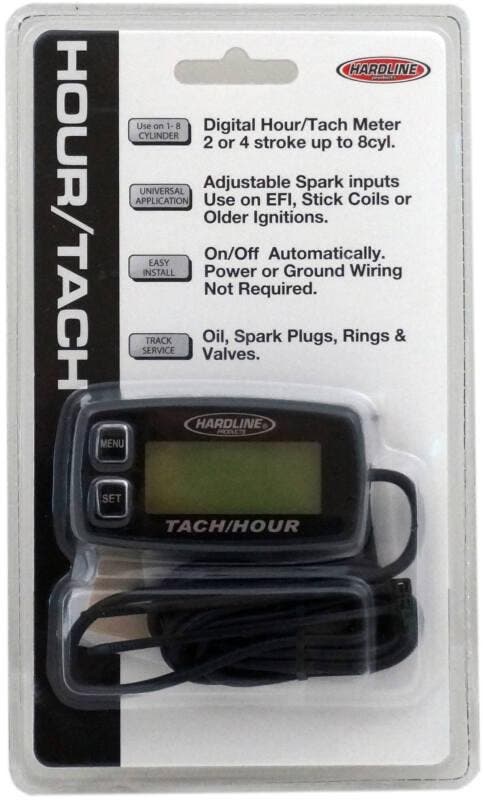 Hardline Hour Tachometer Meter Up To 8 Cylinders, Auto diversen, Tuning en Styling, Ophalen of Verzenden