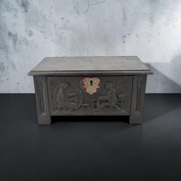 Doos - Costumbristische reliëfs - Hout - Marinera