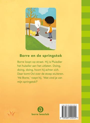 Borre en de springstok / De Gestreepte Boekjes 9789089220929, Boeken, Kinderboeken | Kleuters, Verzenden, Gelezen, Jeroen Aalbers