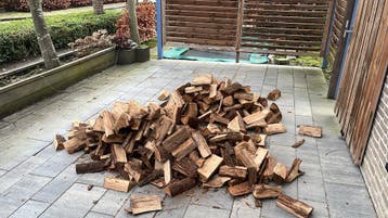 Super kwaliteit Ovengedroogd openhaardhout., Tuin en Terras, Haardhout, 6 m³ of meer, Ophalen of Verzenden, Eikenhout, Blokken