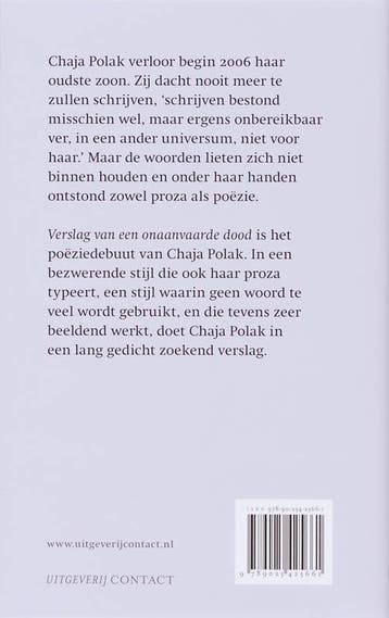 Verslag van een onaanvaarde dood 9789025425661 Chaja Polak, Verzenden, Gelezen, Chaja Polak