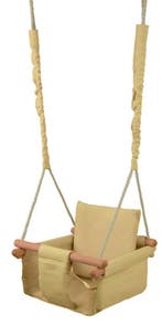 Schommel Baby Hout Katoen | Premium | OP=OP, Ophalen of Verzenden, Nieuw