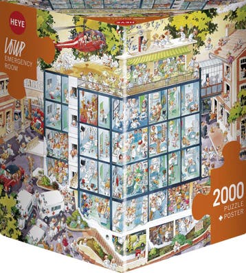 Triangle Box - Emergency Room Puzzel (2000 stukjes) | Heye -, Verzenden, Nieuw