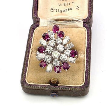 Ring - 18 karaat Witgoud - 3.00ct. tw. Diamant (Natuurlijk), Nieuw